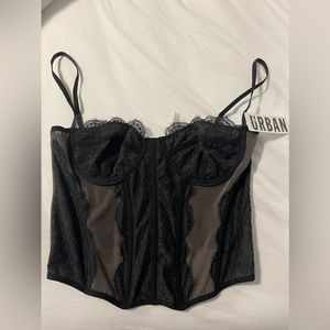 Out From Under Modern Love Corset black size Extra Large (XL)